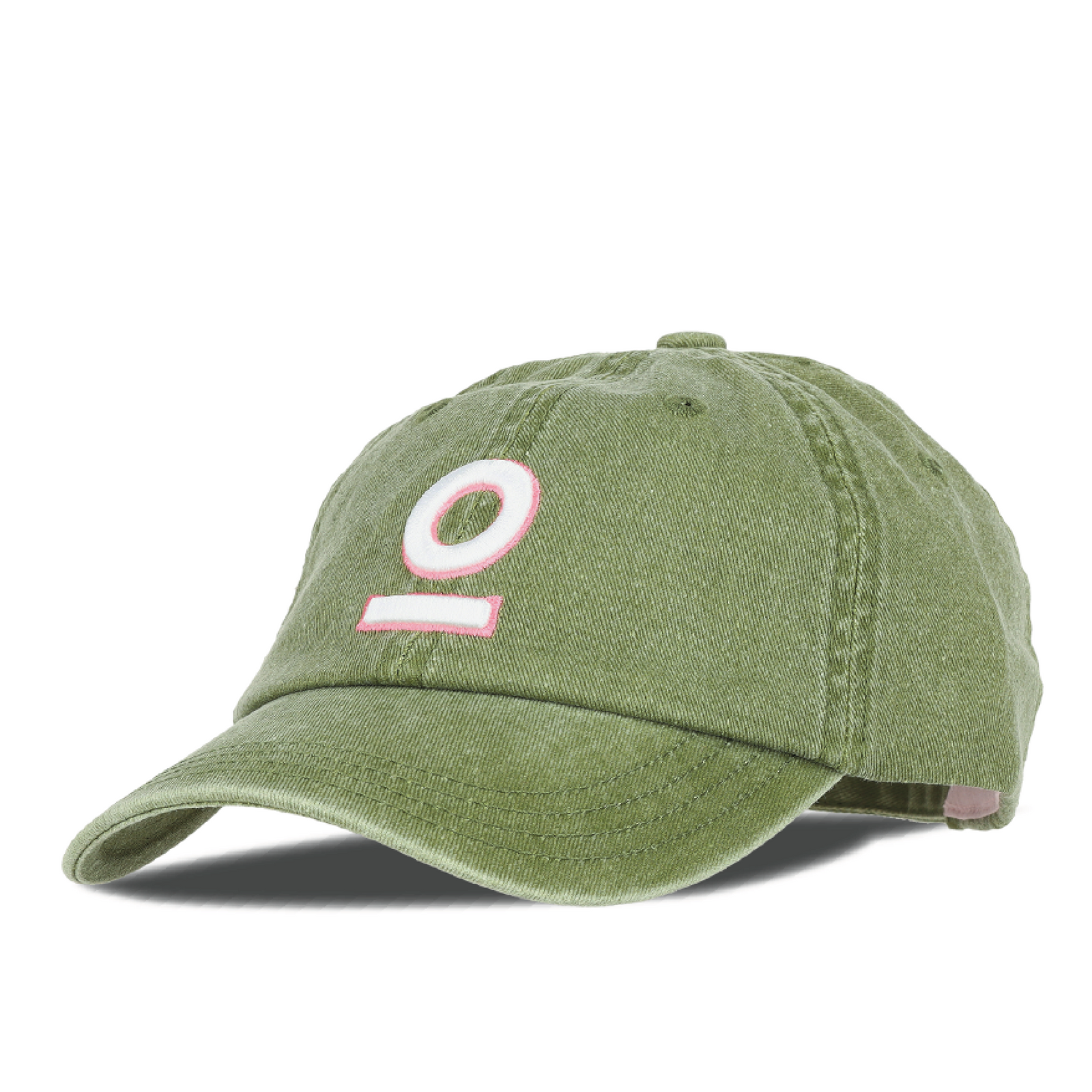 Mosh Lola green 3D logo embroidery white/pink