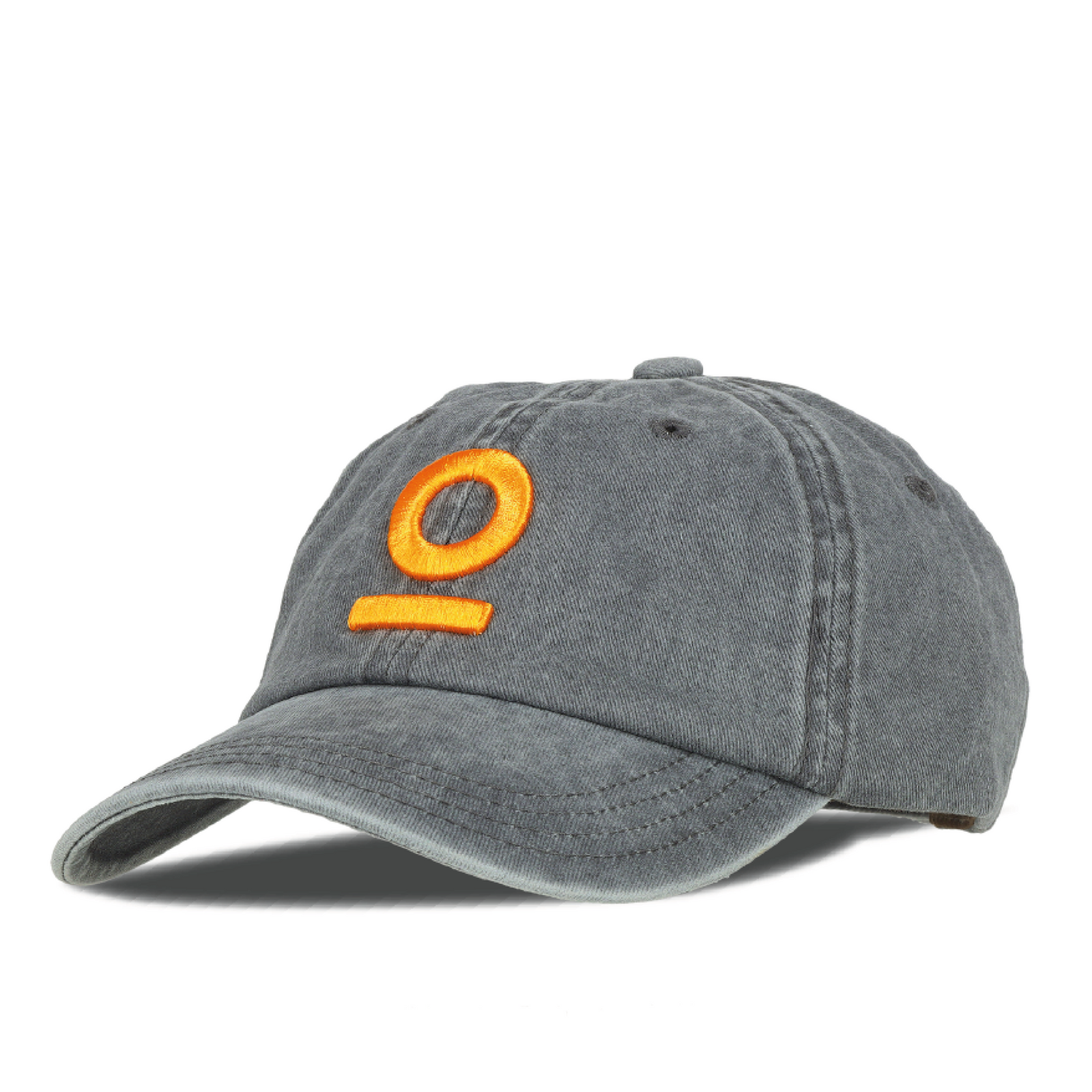 Mosh Lola gray orange 3D embroidered logo