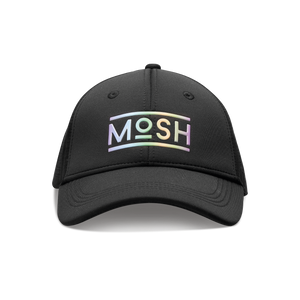 Mosh Lola black neoprene logo PU
