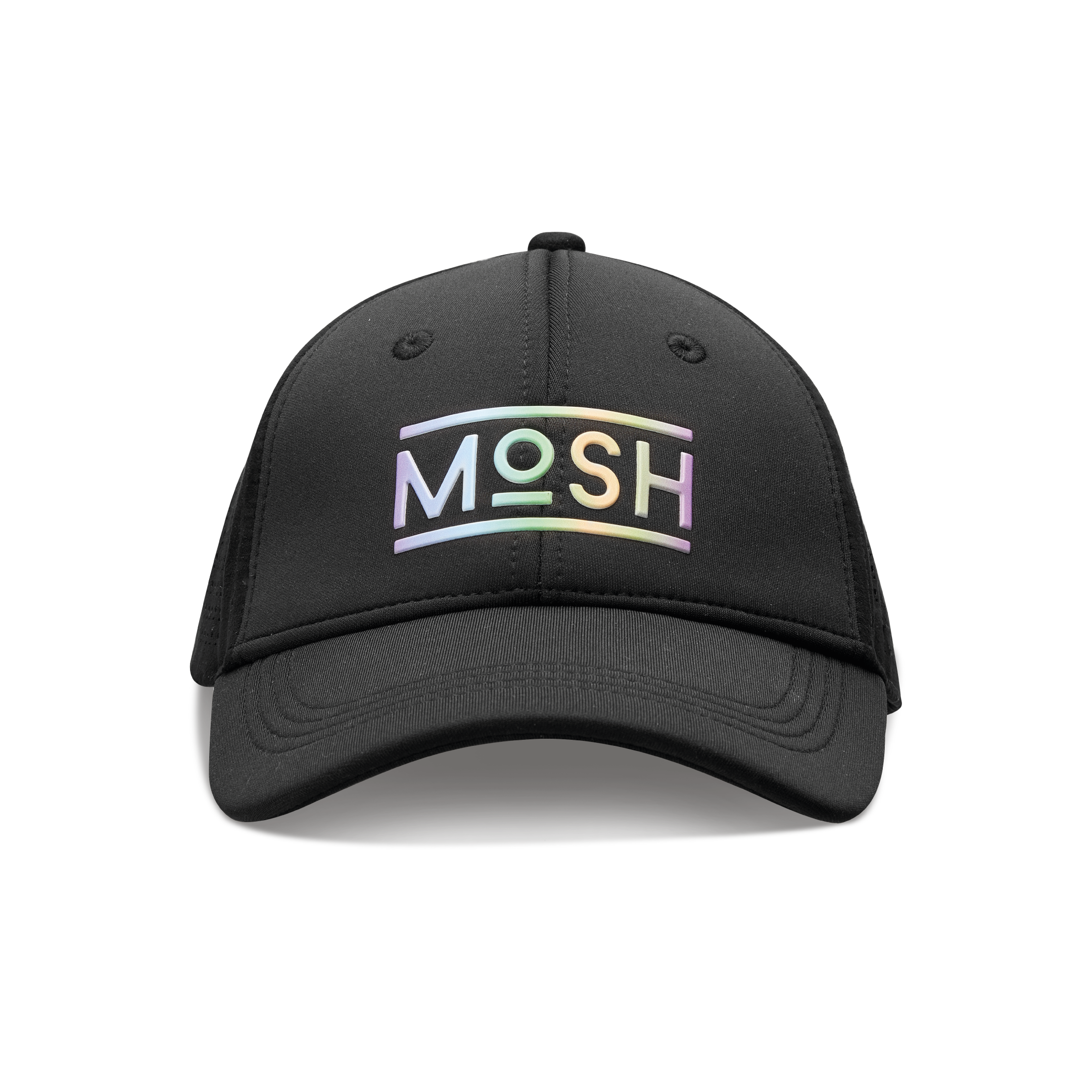 Mosh Lola black neoprene logo PU