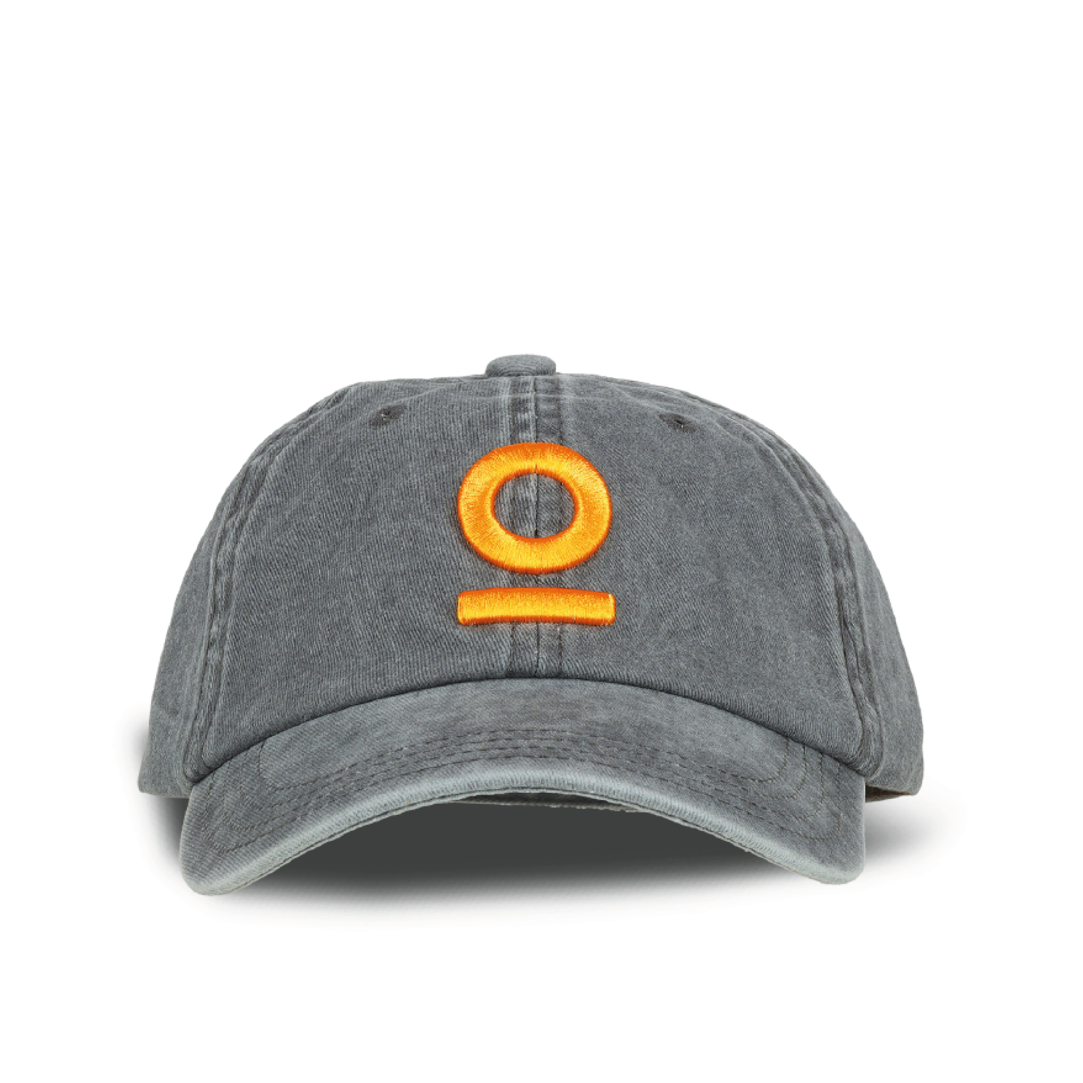 Mosh Lola gray orange 3D embroidered logo