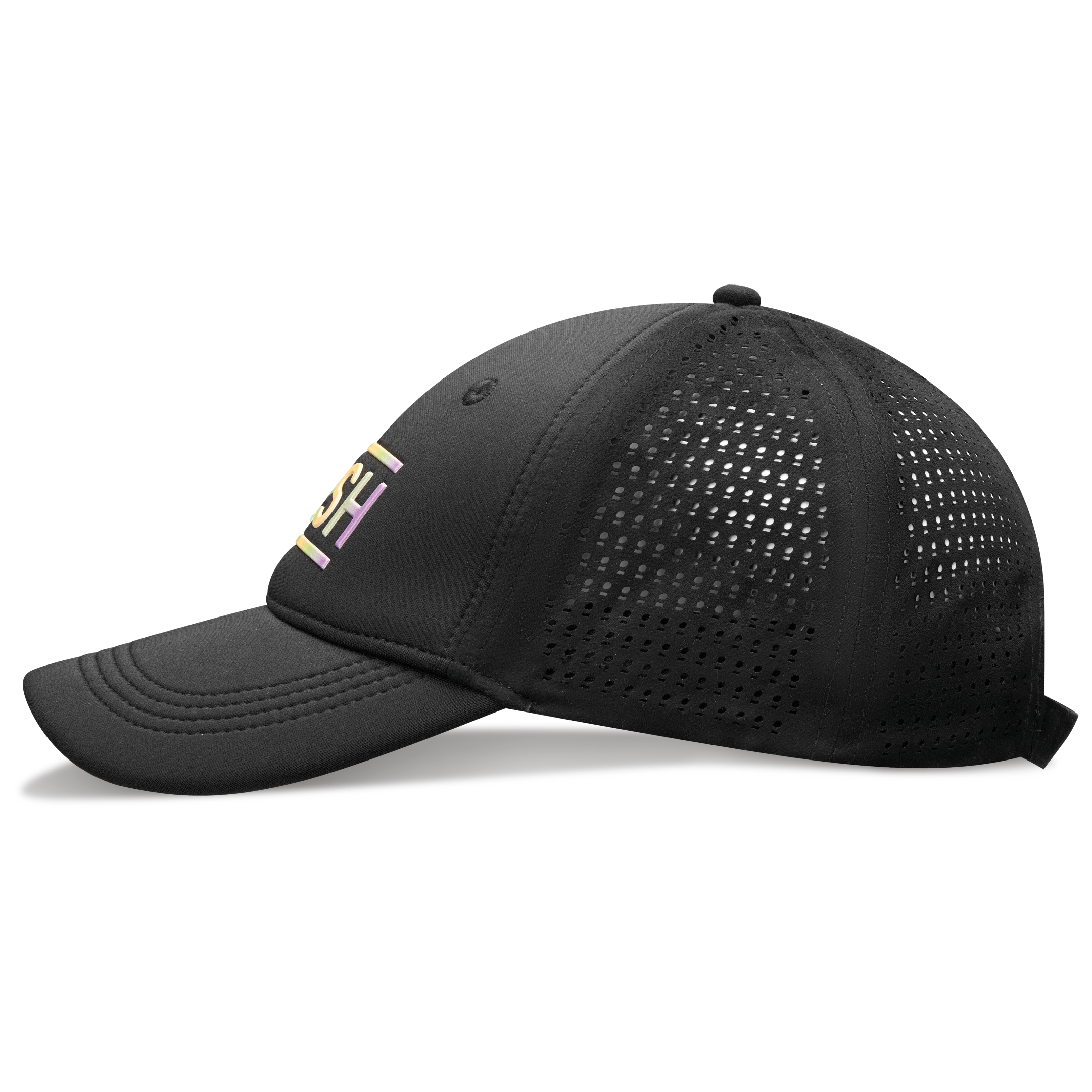 Mosh Lola black neoprene logo PU