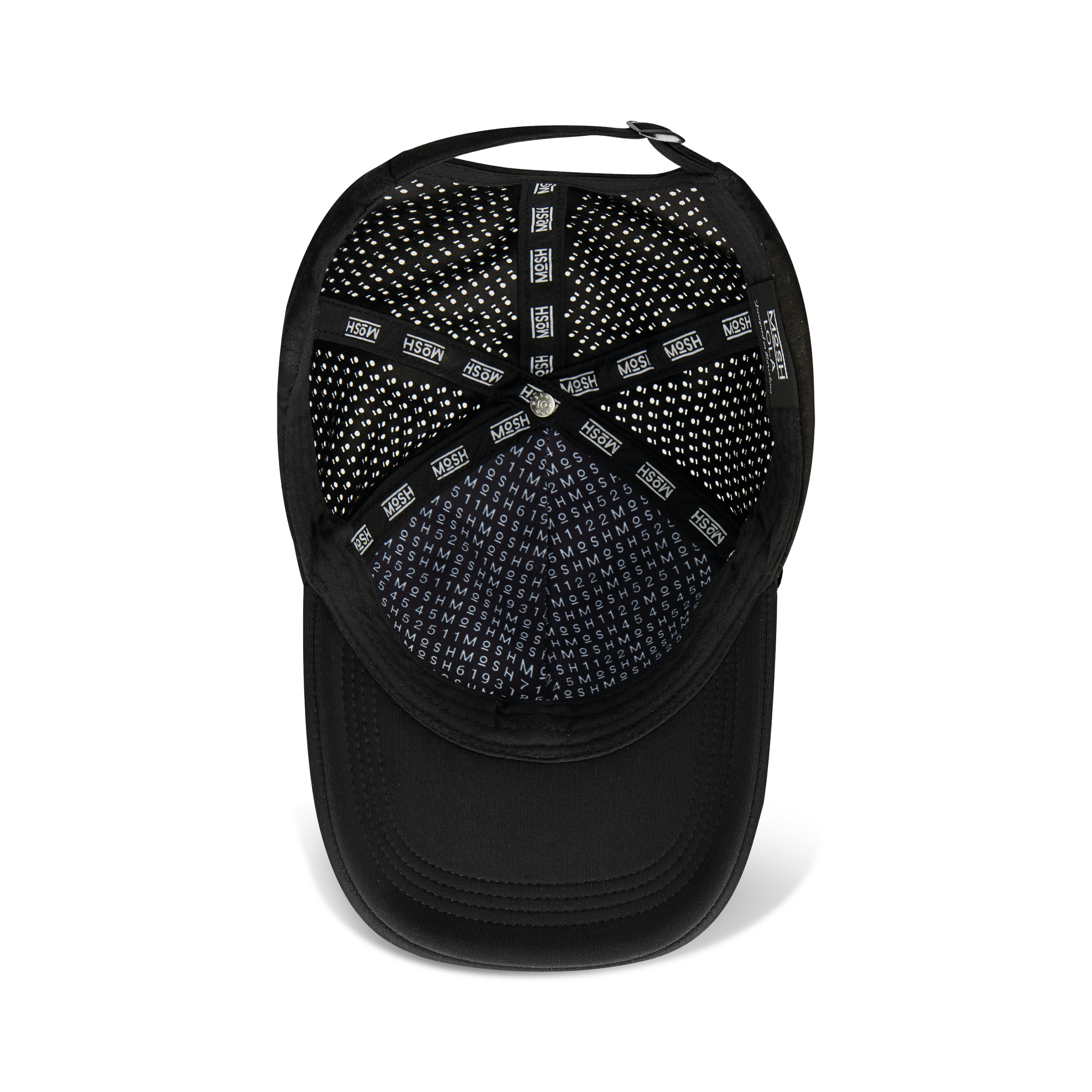 Mosh Lola black neoprene logo PU