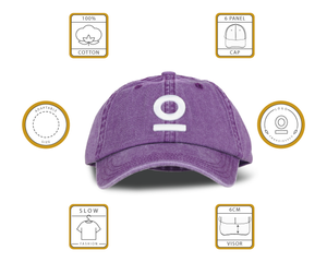 Mosh Lola lilac 3D logo embroidery white
