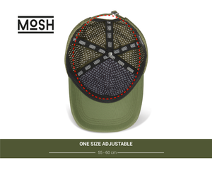 Mosh Lola neoprene green logo PU