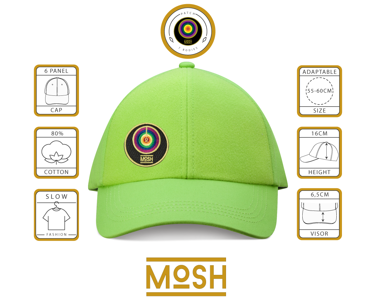 Mosh Valentina 56 Green 7 bodies