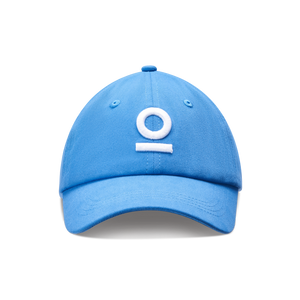 Mosh Lola v2 blue 3D logo white embroidery