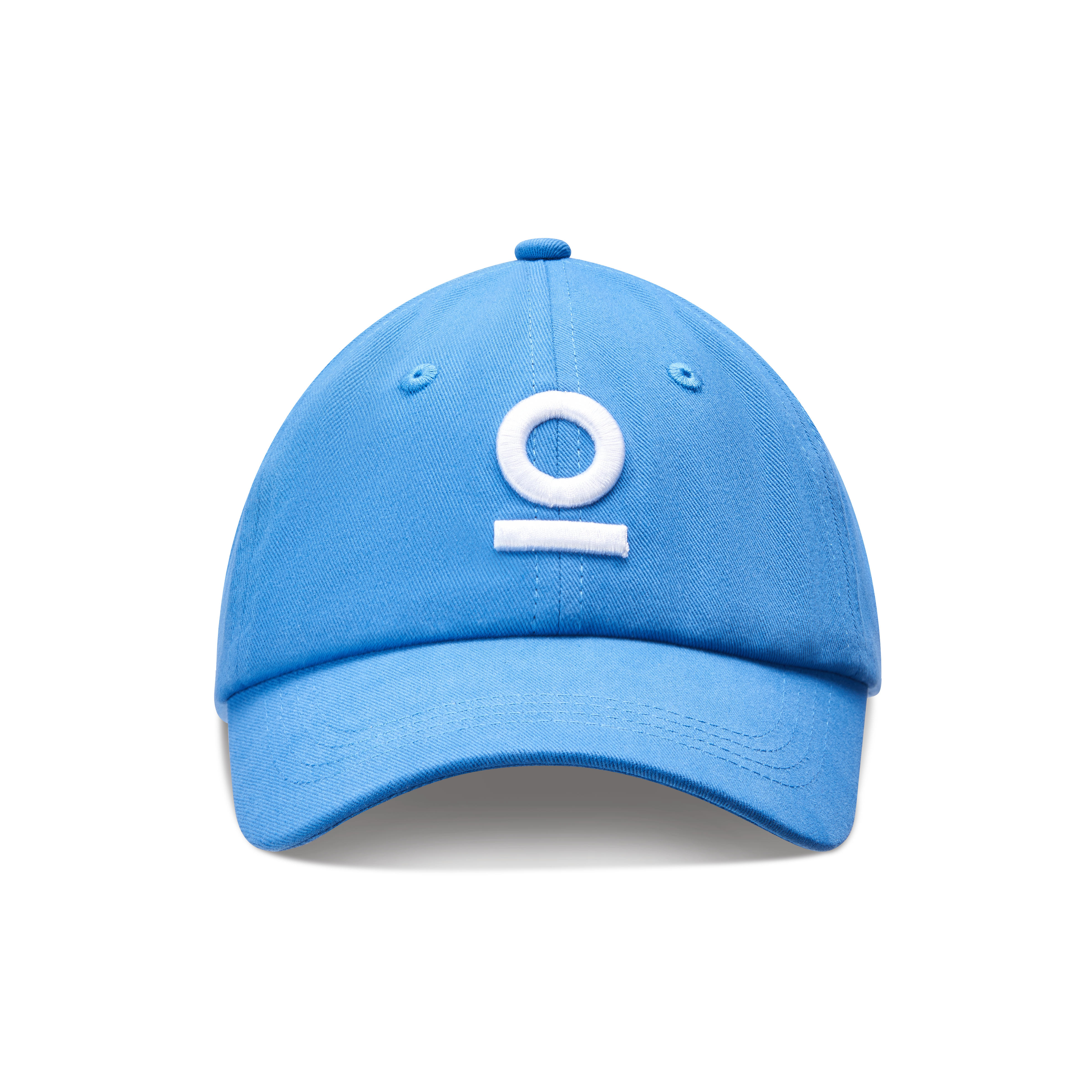 Mosh Lola v2 blue 3D logo white embroidery