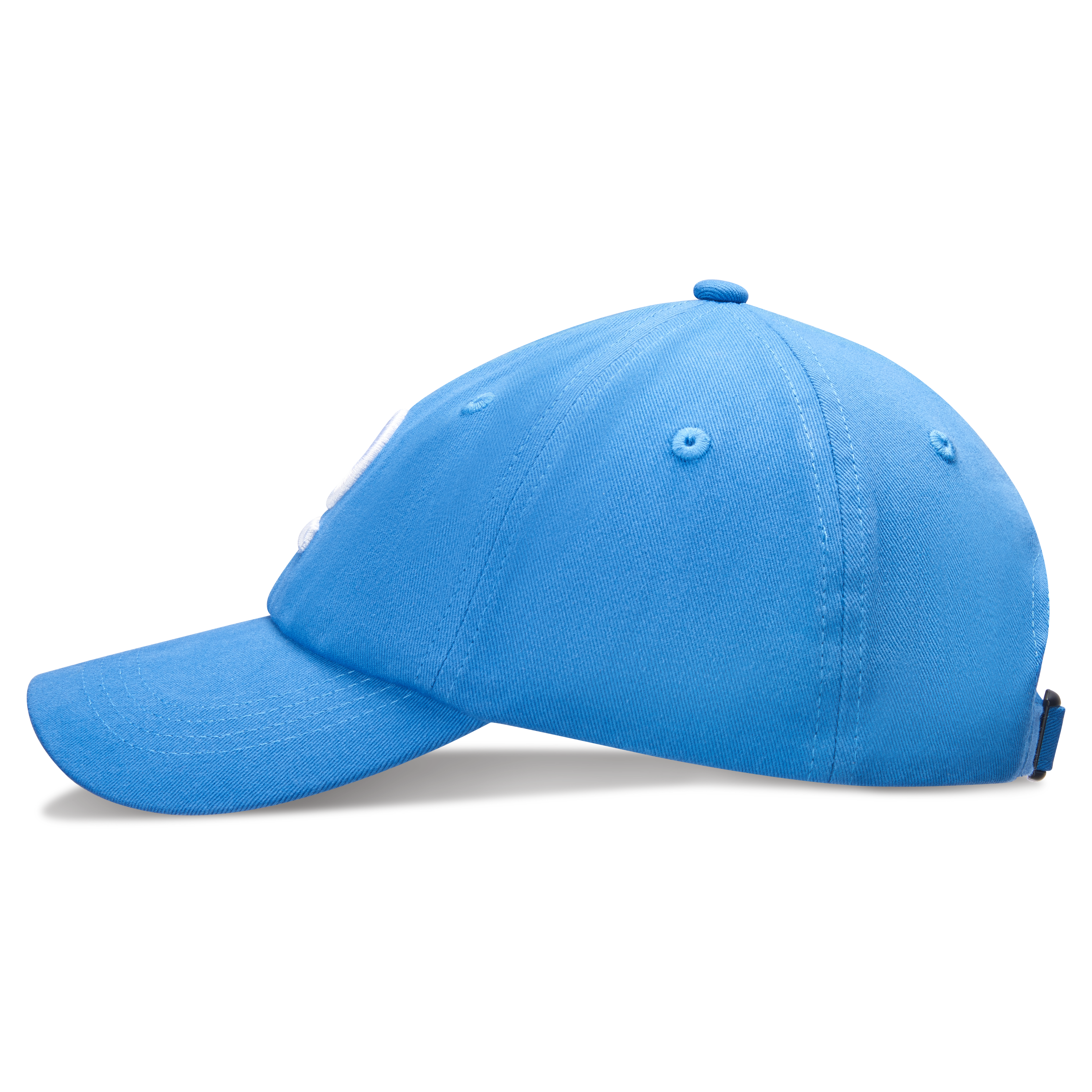 Mosh Lola v2 blue 3D logo white embroidery