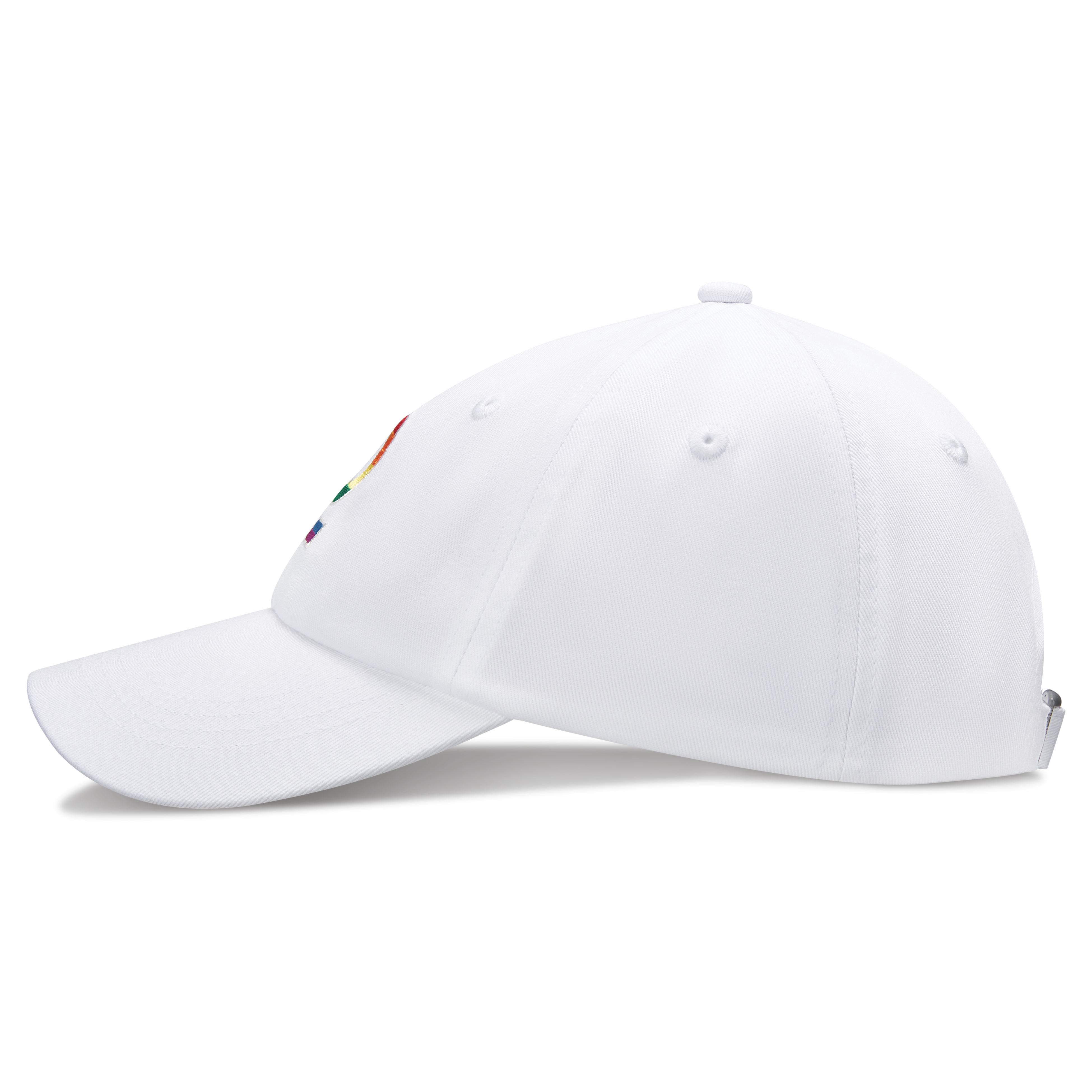 Mosh Lola white multicolor embroidered logo