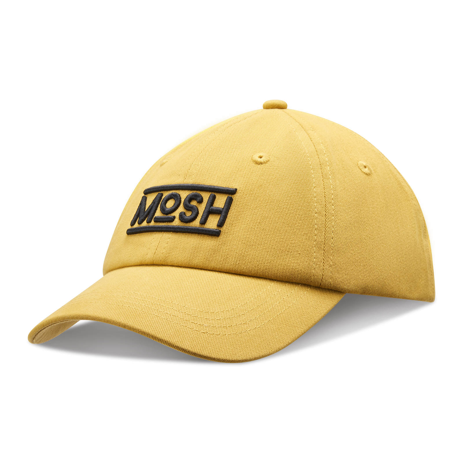 Mosh Lola khaki 3D logo embroidery black