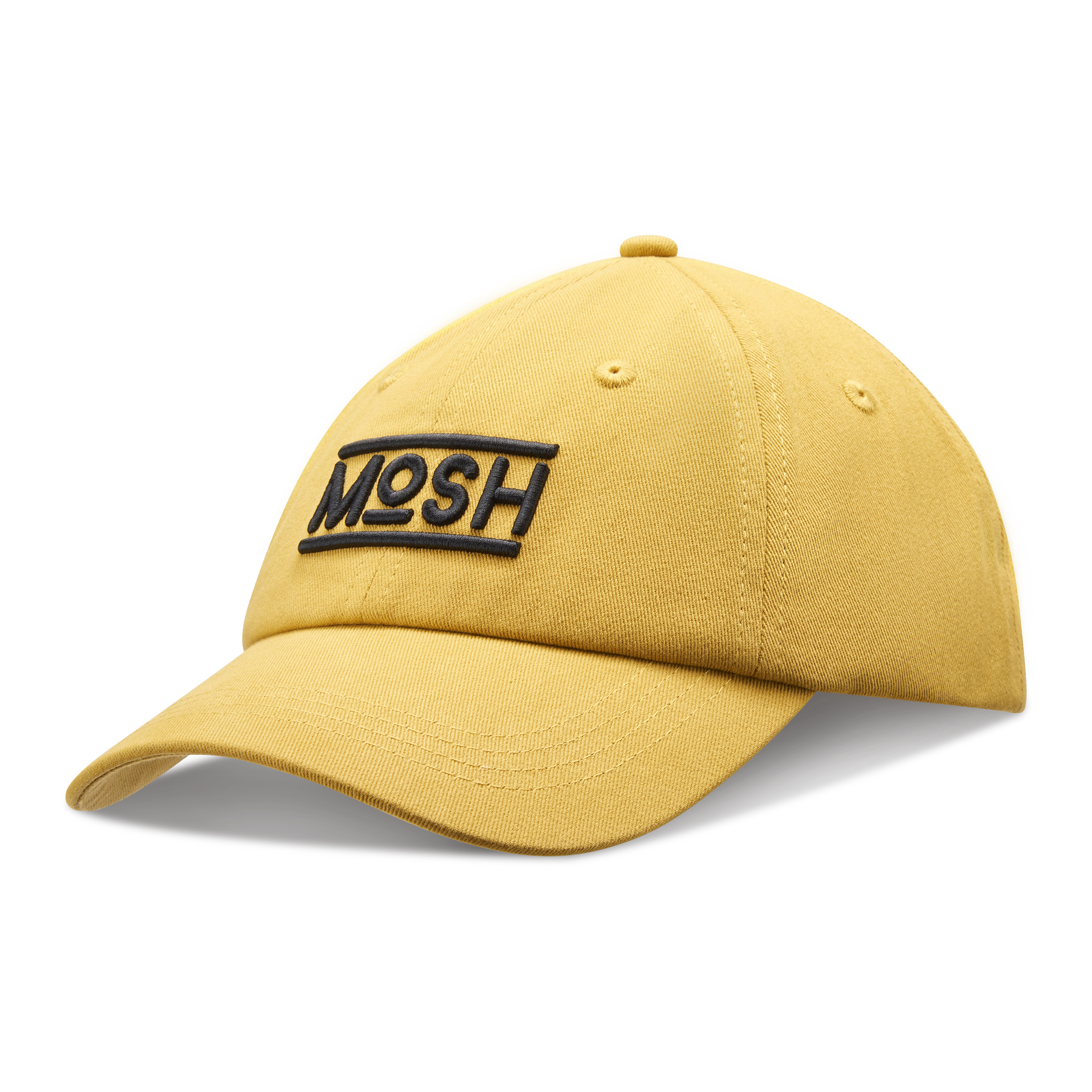 Mosh Lola khaki 3D logo embroidery black