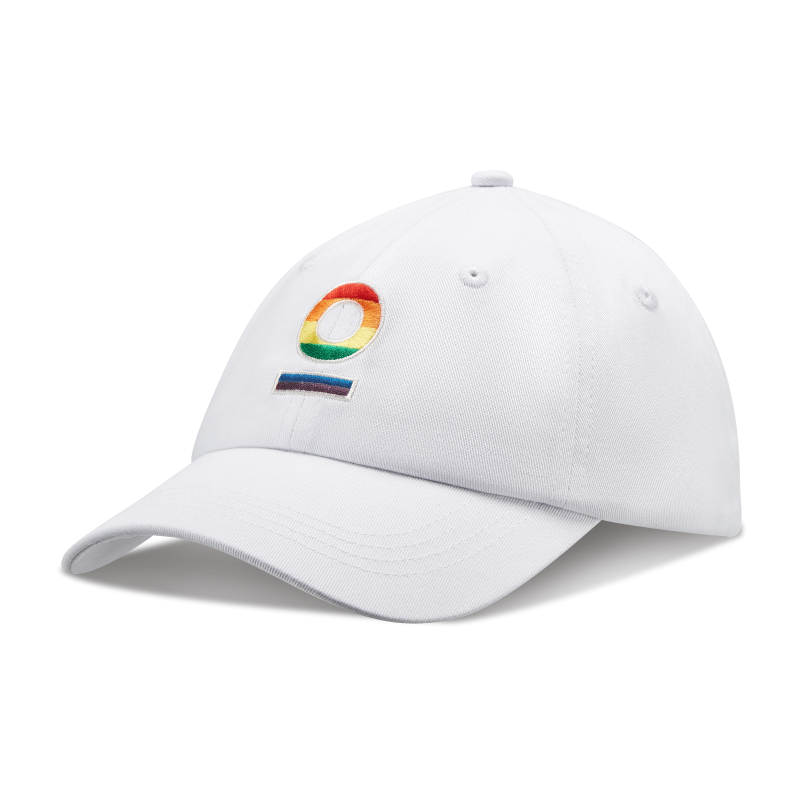 Mosh Lola white multicolor embroidered logo