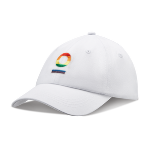 Mosh Lola white multicolor embroidered logo