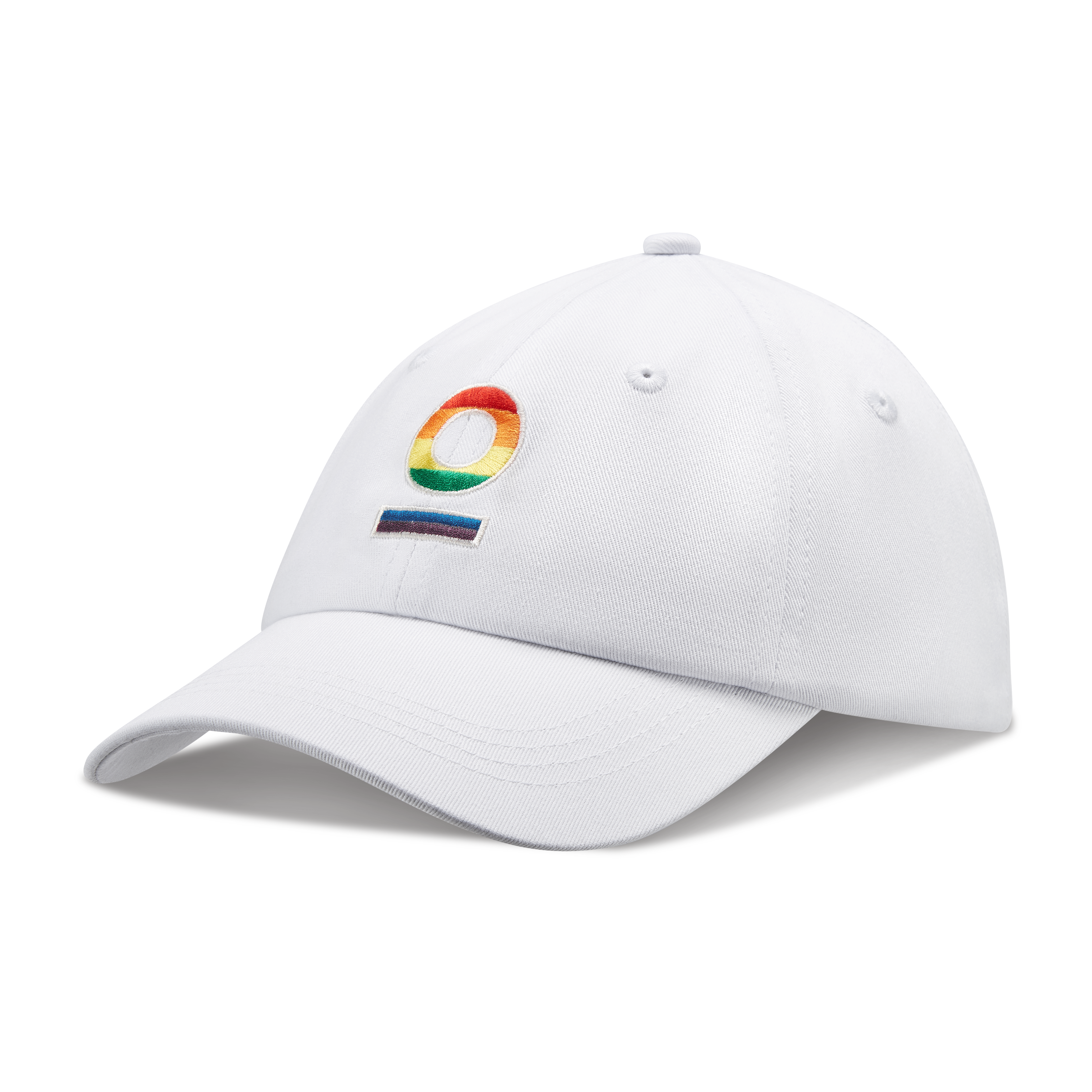 Mosh Lola white multicolor embroidered logo