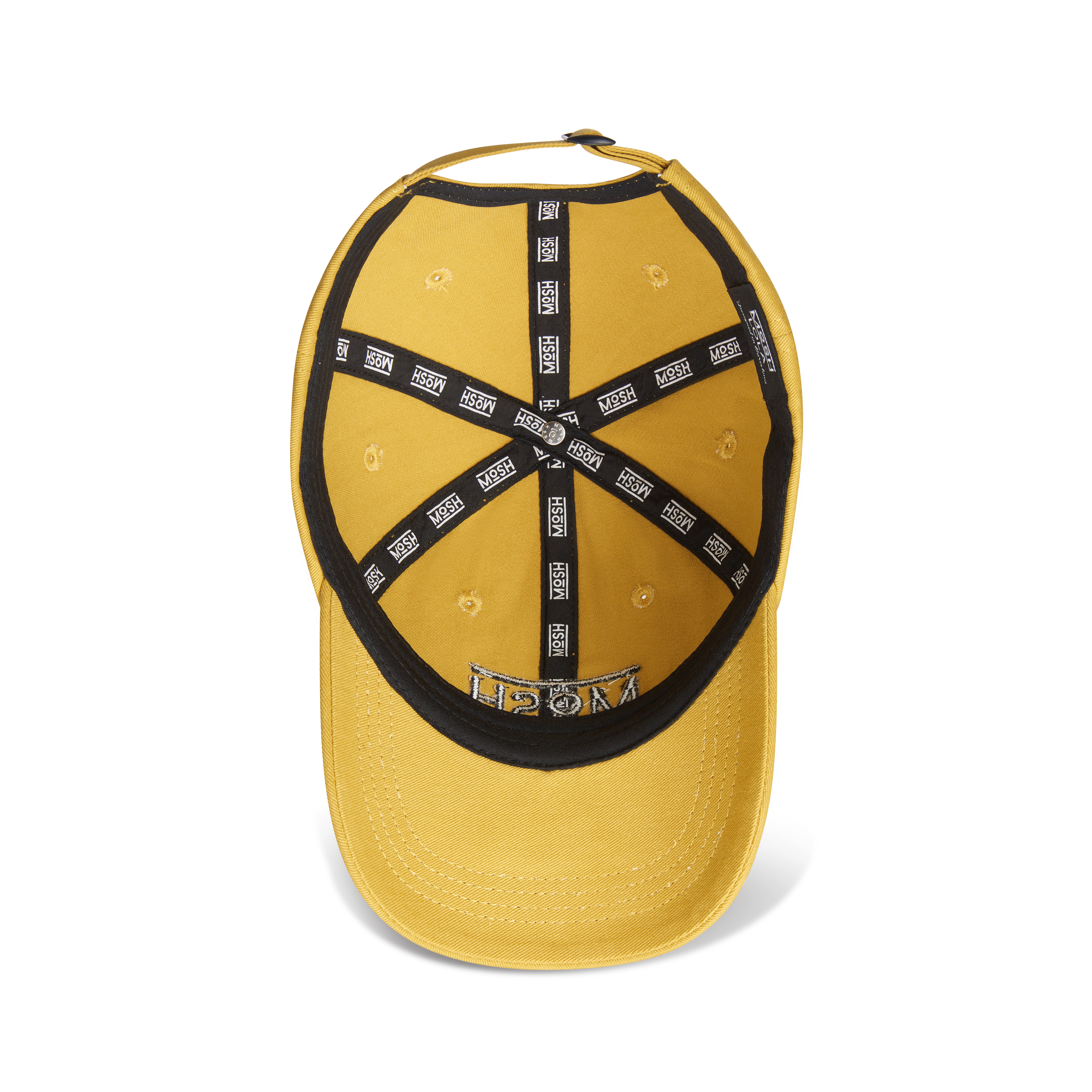 Mosh Lola khaki 3D logo embroidery black