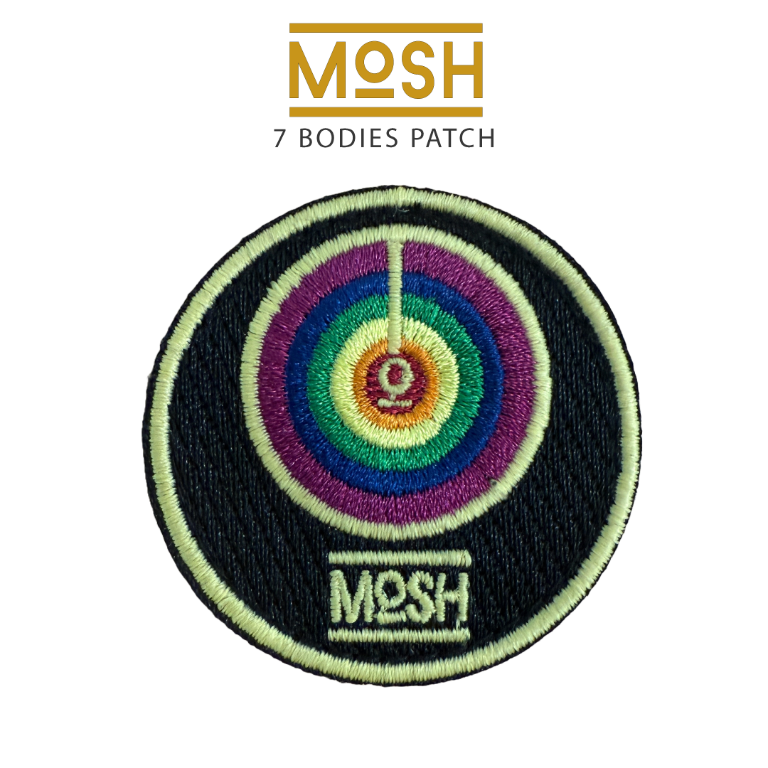 Parche Los 7 Cuerpos Mosh: Conexión y Propósito Luminoso