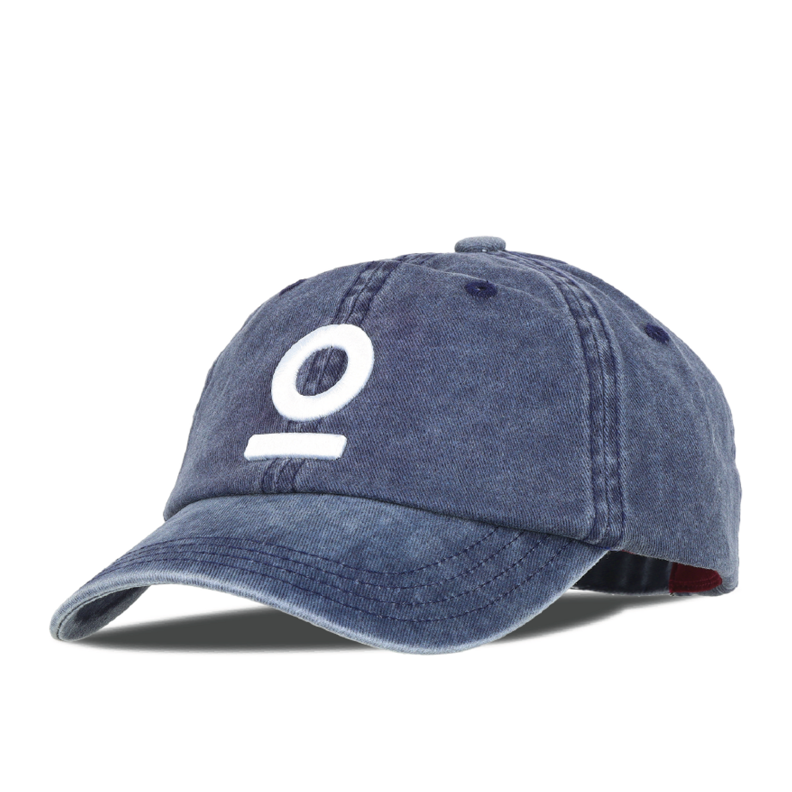 Mosh Lola azul logo 3D bordado blanco