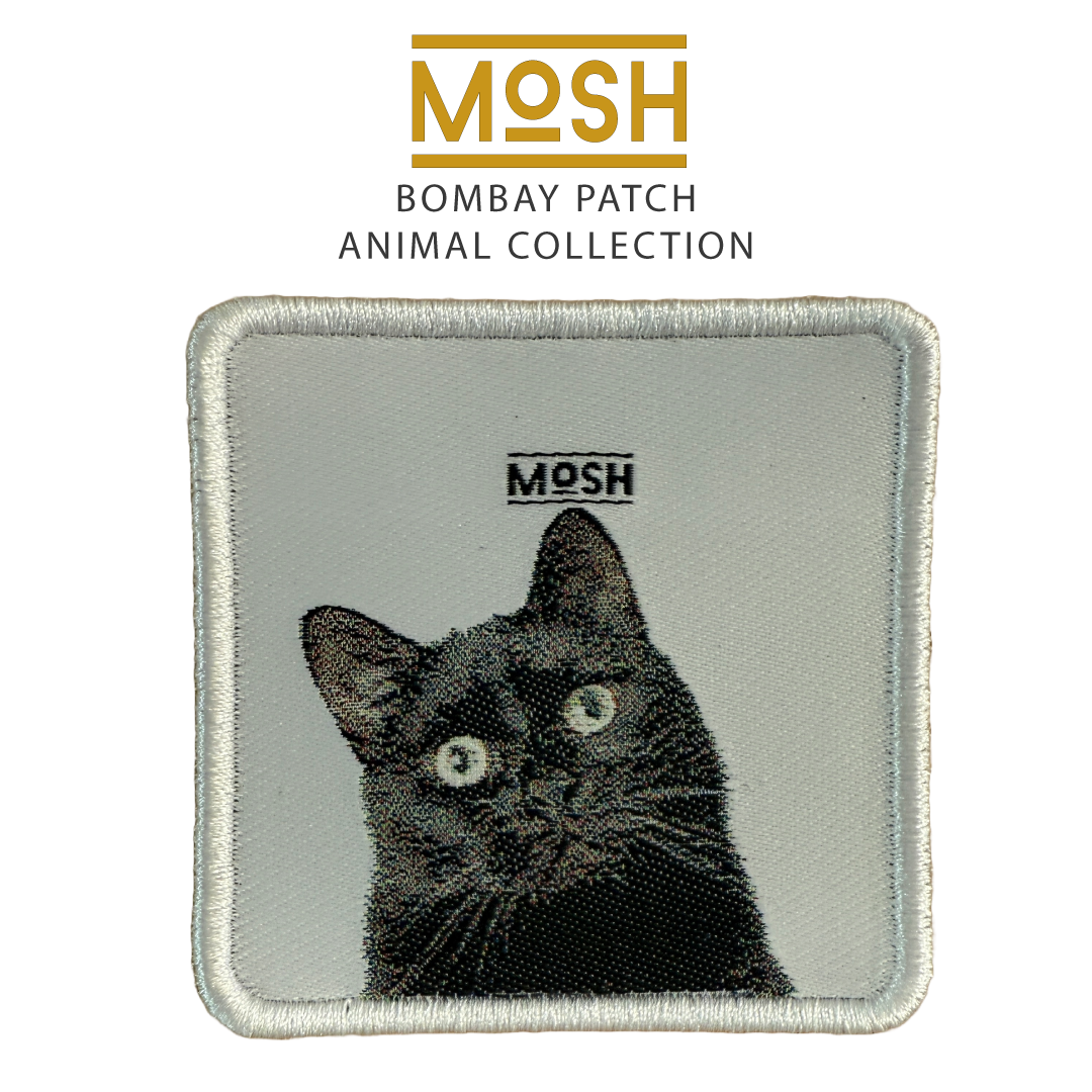 Parche Cachorro Gato Bombay Mosh: Misterio y Elegancia