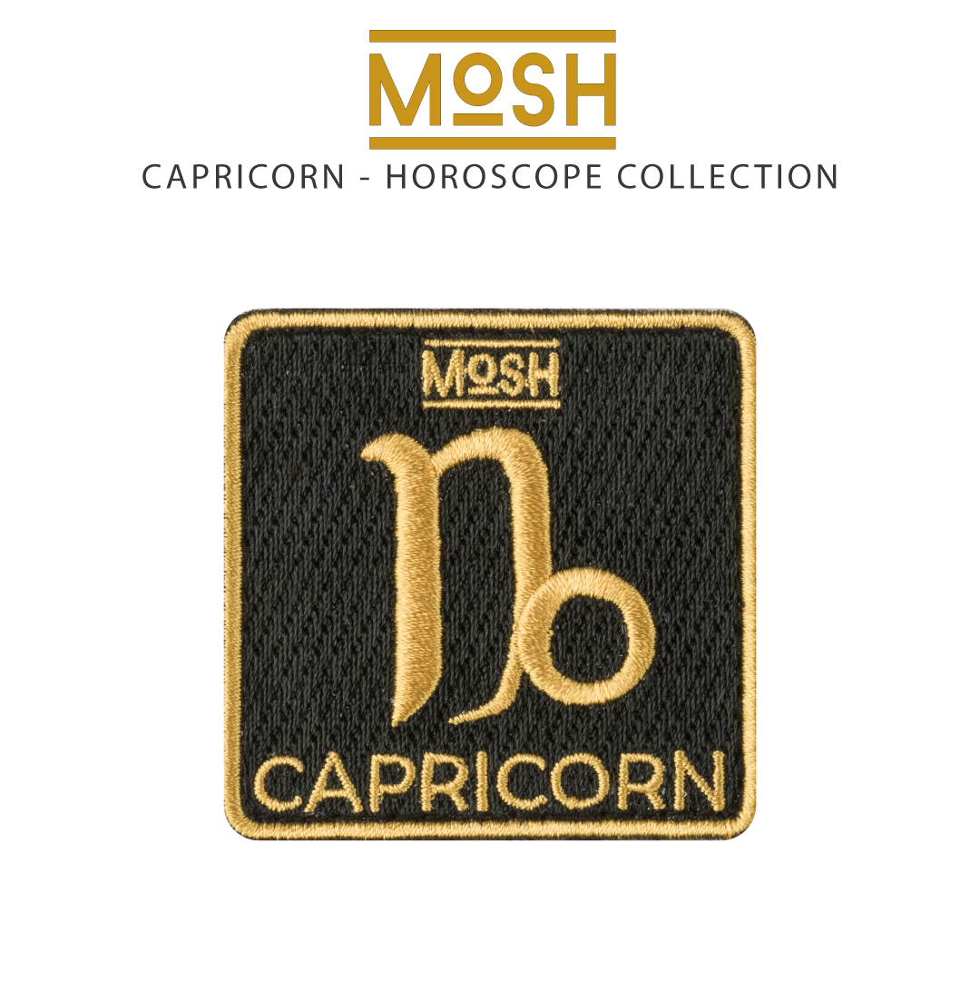 Parche Capricornio Mosh: Ambición y Manifestación Disciplinada