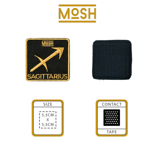 Parche Sagitario Mosh: Aventura y Sabiduría Filosófica