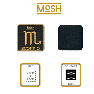 Parche Escorpio Mosh: Pasión y Transformación Profunda