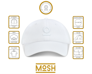 Mosh Victoria blanca logo bordado 3D