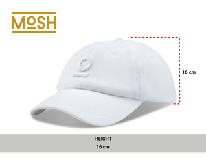 Mosh Victoria blanca logo bordado 3D